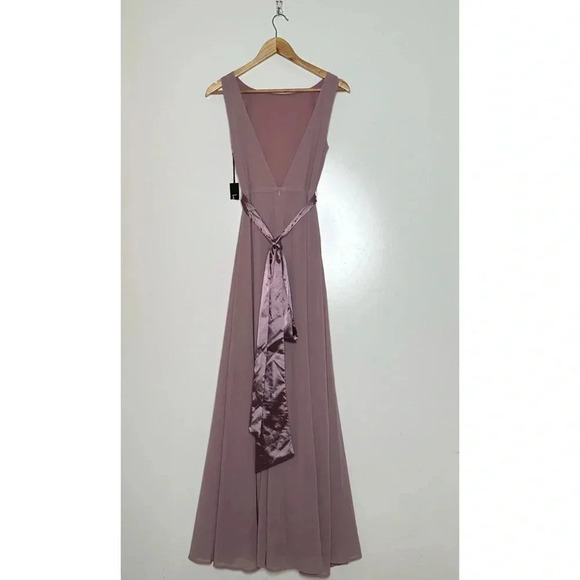 Lulus NWT That Special Something Mauve Maxi Dress Size Small - Picture 6 of 13